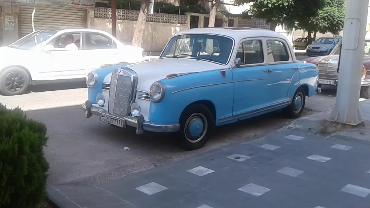 An old Mercedes