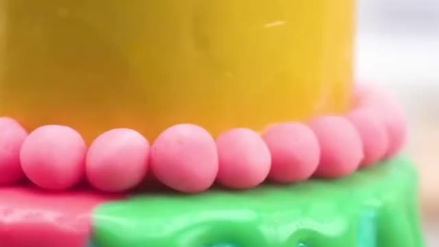 Satisfying Miniature Rainbow Cake Decorating(2022)