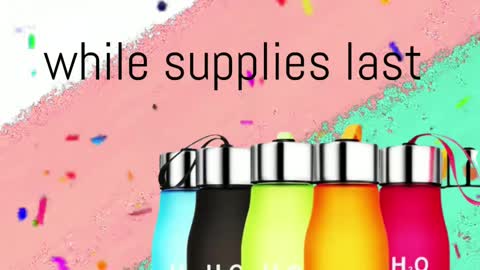 Infused Water Bottle Sale