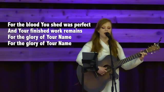 For The Glory Of Your Name