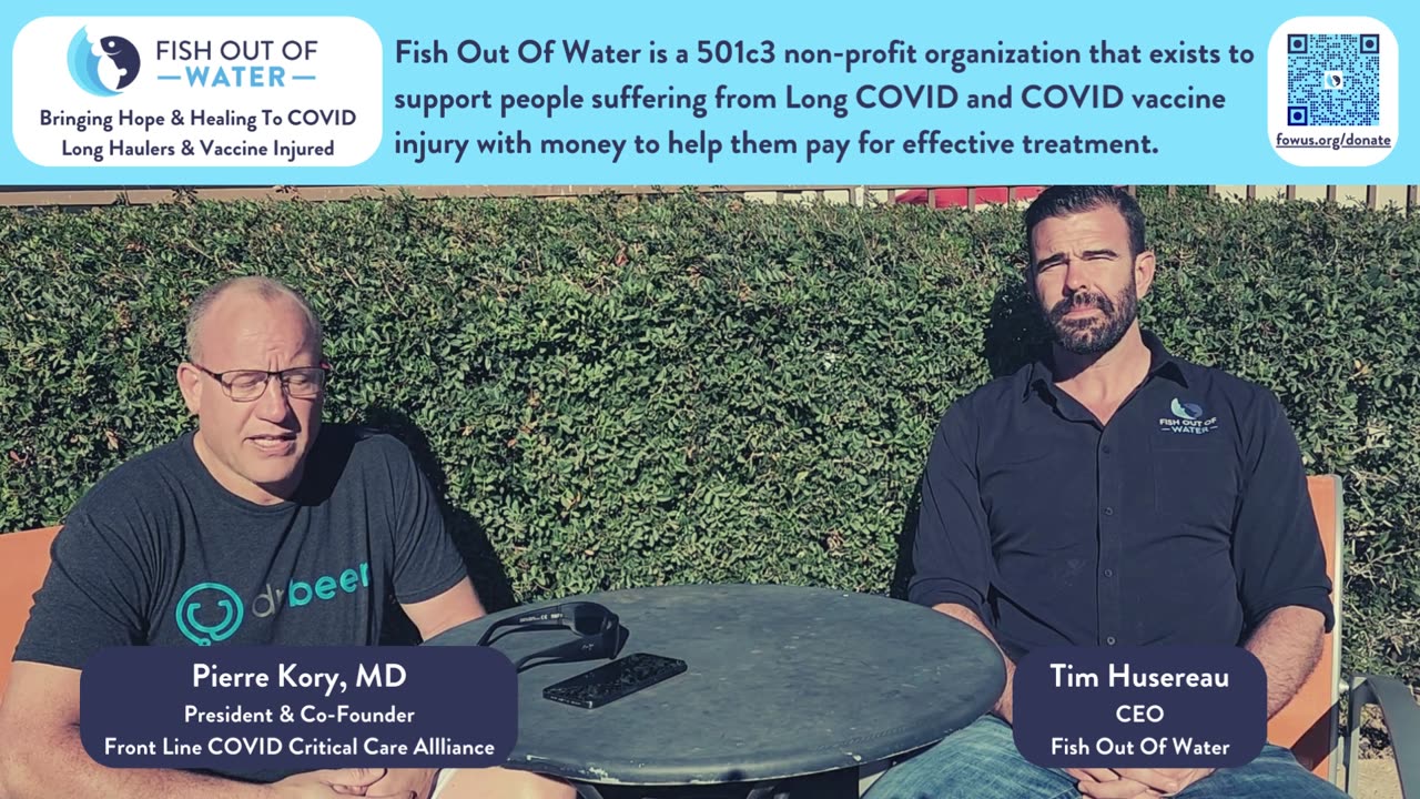 Fish Out Of Water | A 501c3 Non-Profit Supporting Effective COVID Medical Treatment