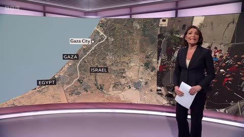 Bombing in Gaza | BBC news