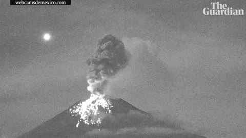 Mexico's Popocatépetl volcano erupts twice