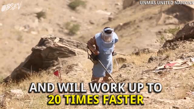 Drone Can Detect And Detonate Land Mines