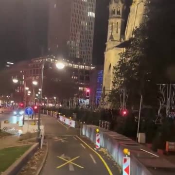 This is what the Christmas markets in Berlin look like due to fear of Islamic