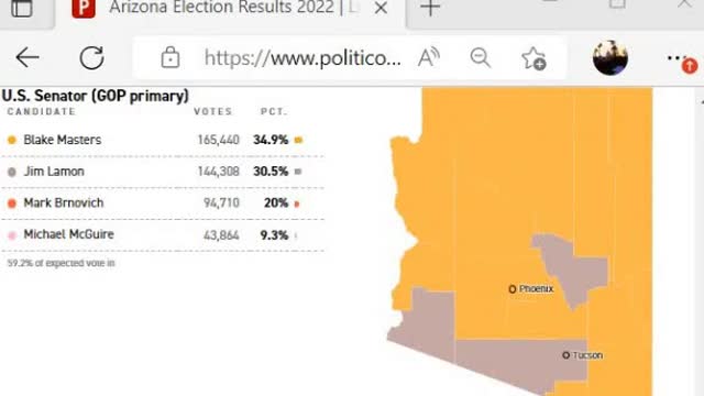 Blake Masters part 1 zoomed Arizona Aug 2nd 2022 gop gov primary vote reduction election fraud crime