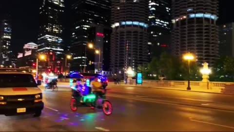Awesome Chicago's night lights