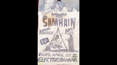 Samhain Live Concert 1985