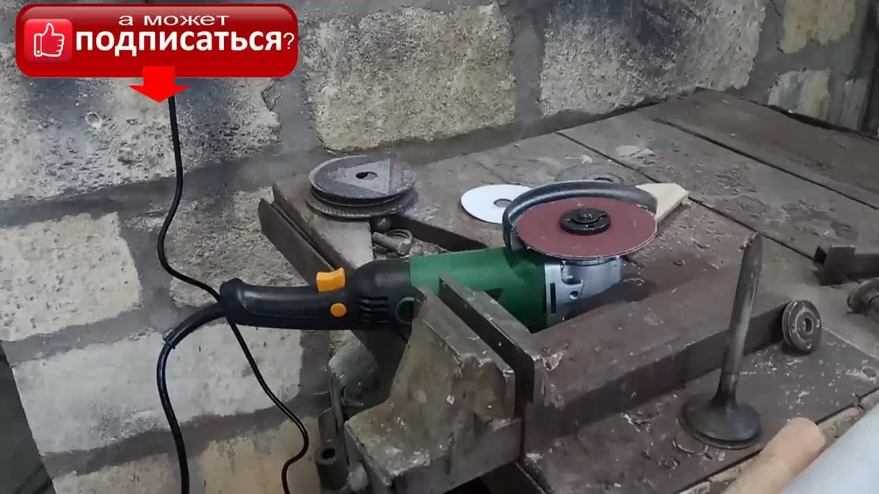 Самоделка из компакт диска для болгарки.