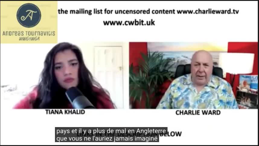 Charlie Ward et Tiana Khalid Ukraine