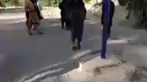 Taliban Playing on Swings in Afghanistan