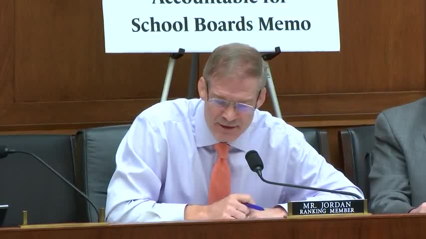 'That's Sort Of Proving My Point': Jim Jordan Claims Nadler Proved His Point On School Board Memo