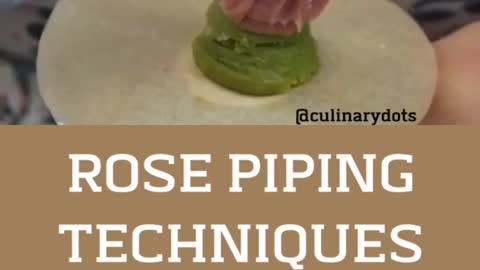 Cakes, Rose Piping Techniques