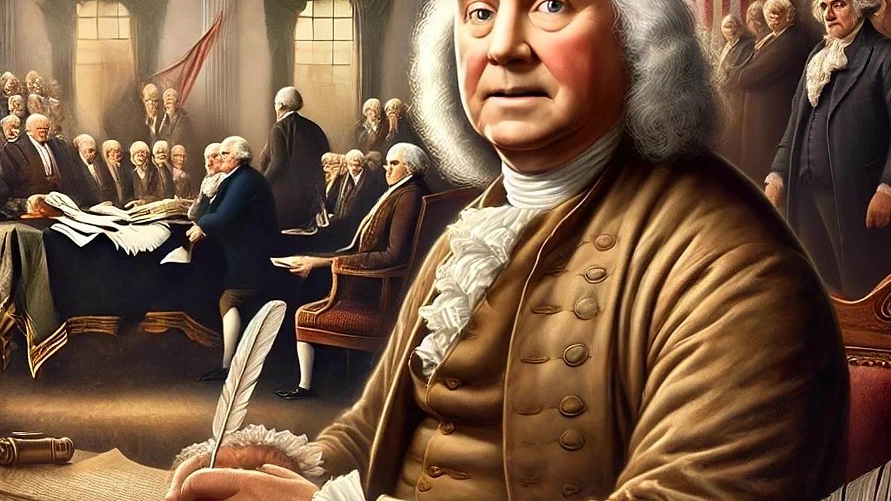 Benjamin Franklin Tells of His Experience While Attending the Constitutional Convention