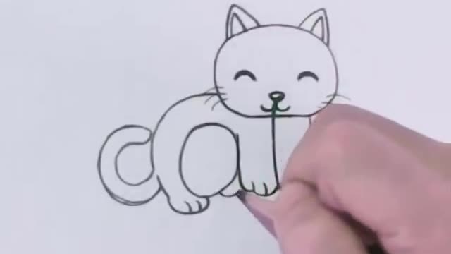 🔴 Very Easy! How to turn Words Cat Into a Cartoon Cat. (Wordtoons) learning step by step for kid
