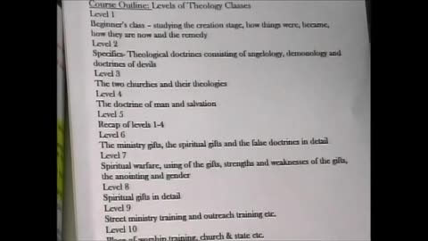 Theology Class Commercial NO. 1...July 9th,2022