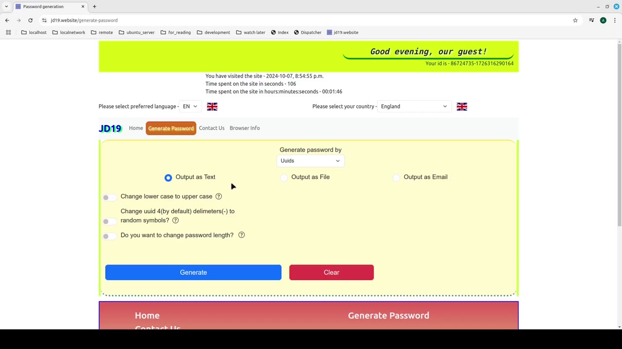 How to generate a safe, random and secure password?