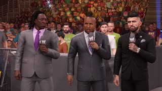 wwe2k22 myrise, Booker T getting jumped by Randy orton