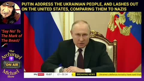 Vladimir Putin addresses Ukrainian military, blasts the United States, referring to them as Nazis