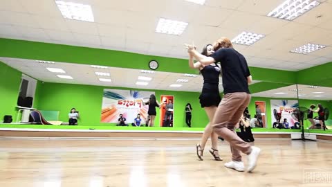 Couple dancing Forró ("Forró dos forrós")