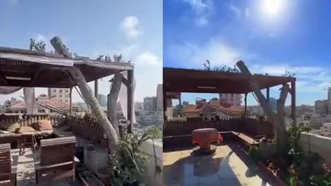 Gaza Before and After - Hamas Israel War Combat Footage