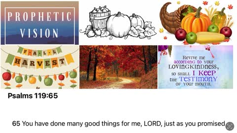 🍁🍂Fall Prophetic Word&Vision