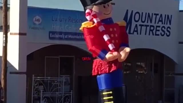 Inappropriate Inflatable Nutcracker