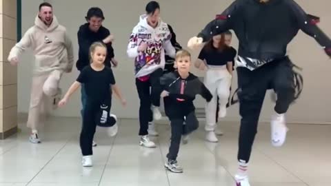 Dance Challenge Small and Big Boy