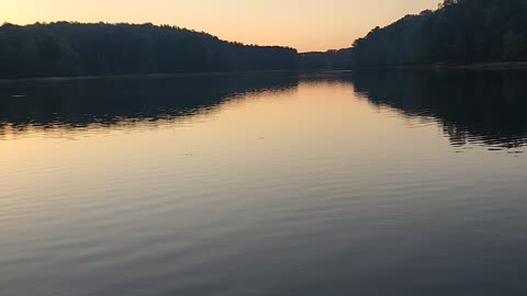 Lake sunset