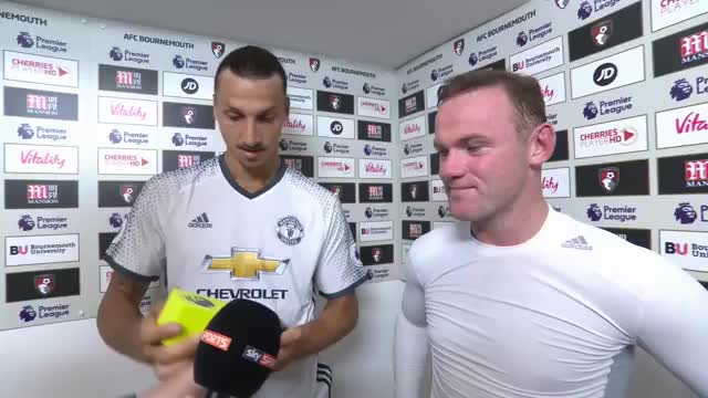 VIDEO: When Zlatan Ibrahimovic decides Wayne Rooney is Man of the Match