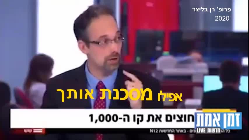 פרופסור רן בליצר על מסכות