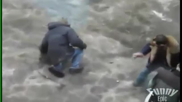 man coughs fire!