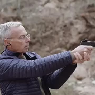 Shooting guns with the old man!