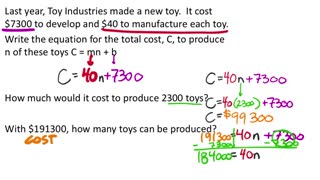 Linear Equations and Modeling (MATH 1010 Unit 1 Lesson 4)