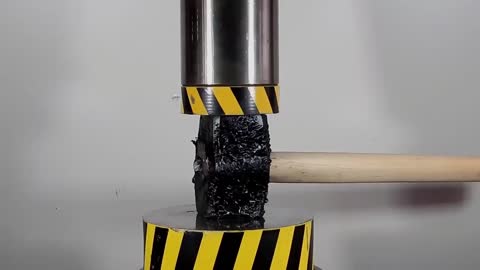 The fact that the old axe is cracked shows that it has hardened