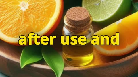 Safety Tips for Using Citrus Oil