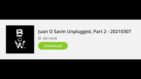 Mar 07 2021 - Juan O Savin w/ Bards Of War Part 2 - The Evil Of The Cabal