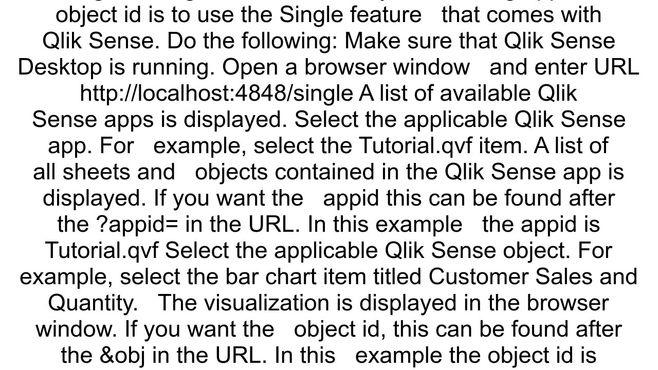 Get the Object ID in Qlik Sense