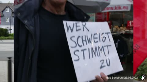 Demo für Frieden und Freiheit Bad Berleburg 23.05.2022