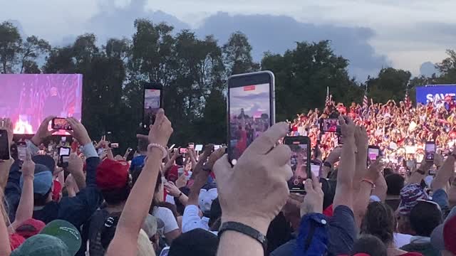 Trump Rally Sarasota President Trump Takes The Stage