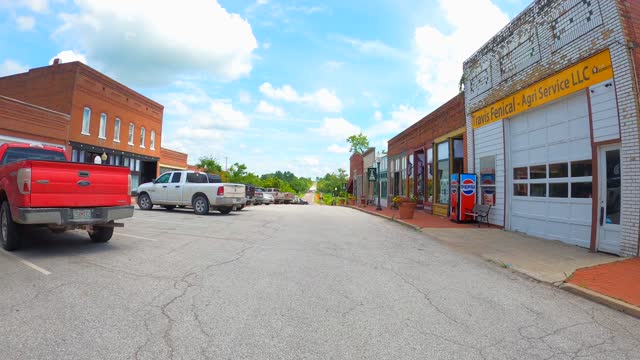 Riding Motorcycle Through Blackwater, MO.