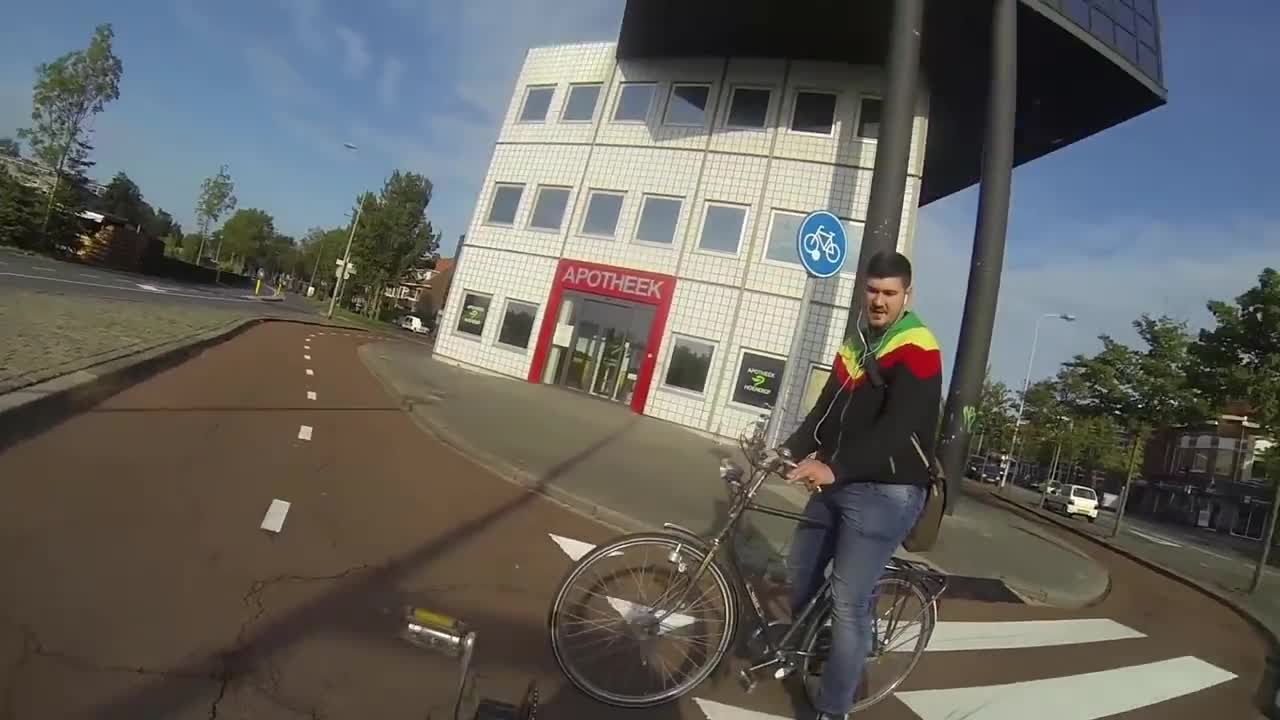 The Best of Dutch Bicycle Cam Cycling Crashes, Accidents!!!