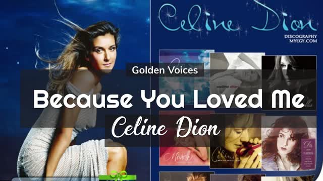 Because You Loved Me (Acapella) | Celine Dion