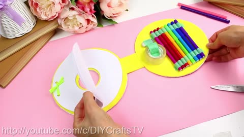 DIY DONUT ORGANIZER & NOTEPAD TUTORIAL DONUT CASE FOR DRAWING