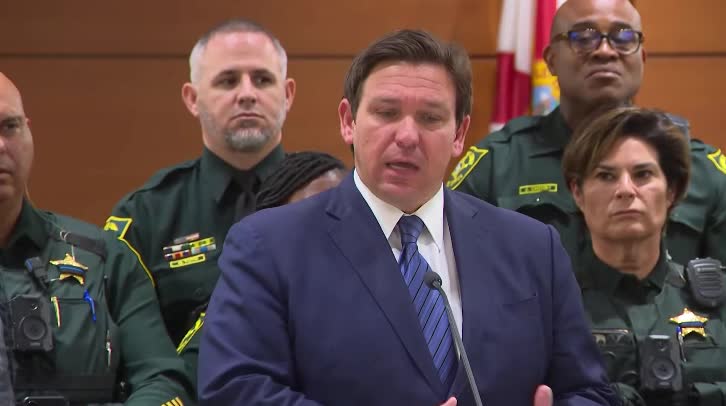 DeSantis announces that 20 individuals across Florida have been charged and in the process of being arrested for voter fraud