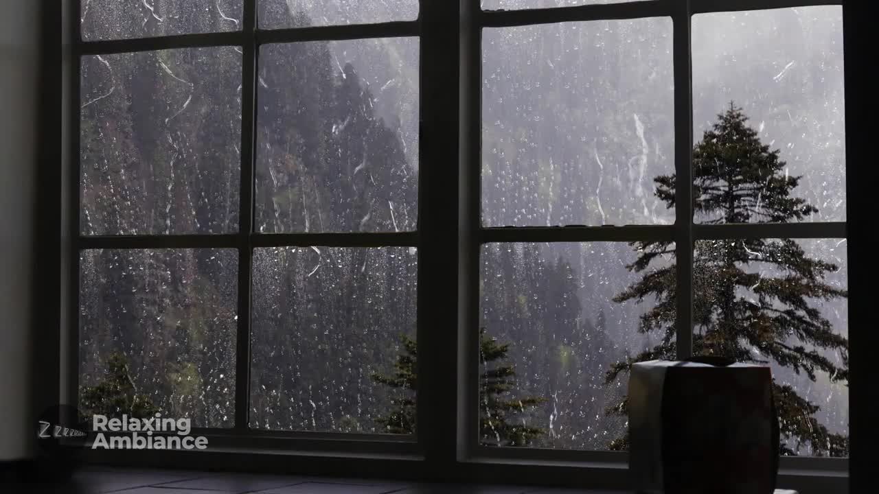 Rain ambience ASMR for studying