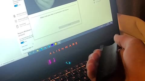 Facial Recognition Camera on Laptop can see Through Plastic