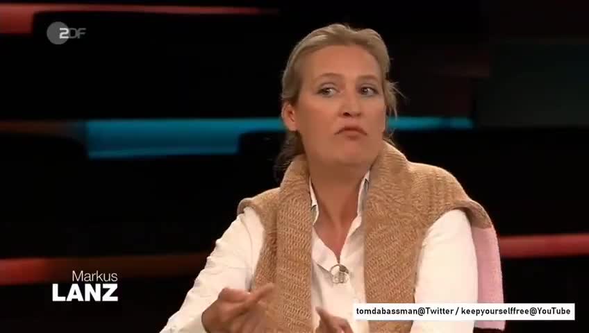 Alice Weidel: Die ganze Verlogenheit/Dummheit der Medien vorgeführt - Danke