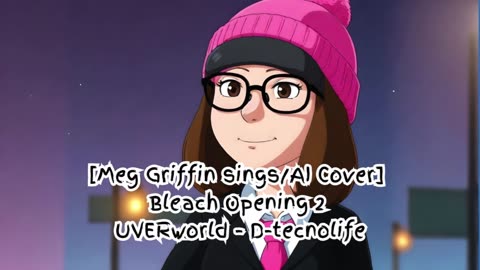 [Meg Griffin sings/AI Cover] Bleach Opening 2 UVERworld - D-tecnolife