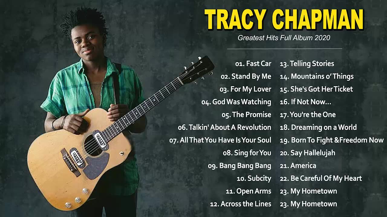 STUDIO MUP BENG -- Tracy Chapman's greatest hits Tracy Chapman Playlist Full Album 2020